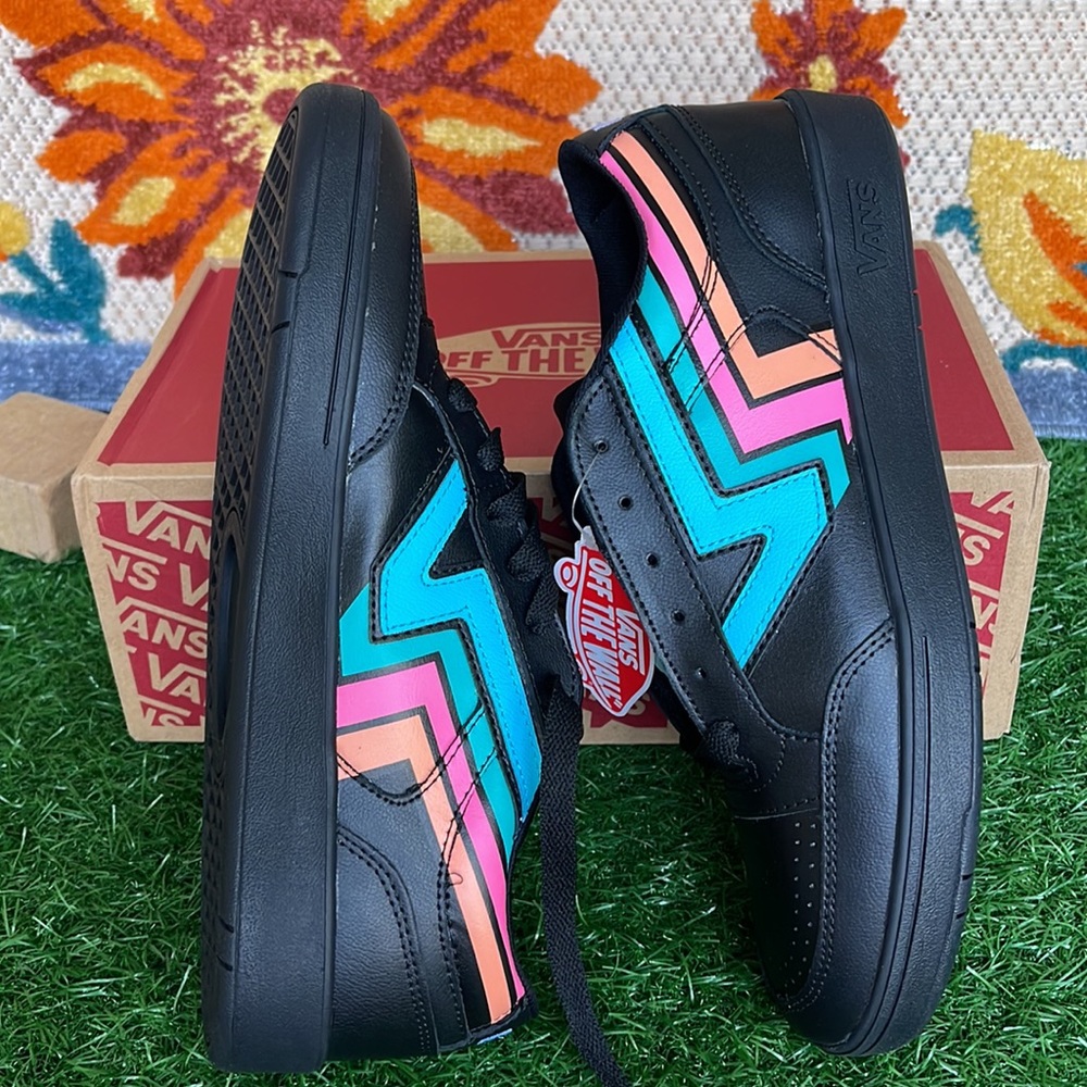 Vans Men’s Lowland Cc Fader Black/Multi sneakers - Picture 12 of 16